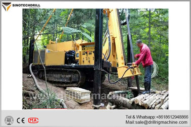 2000M gąsienicowa hydrauliczna wiertnica rdzeniowa do eksploracji minerałów, gazu, ropy naftowej