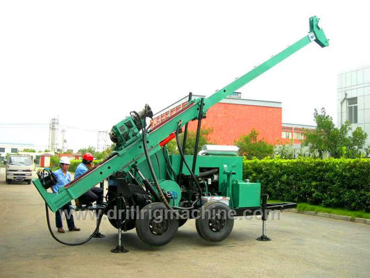 Hydrauliczna wiertnica rdzeniowa do powierzchni mineralnych / HQ 160m Wynajem wiertnic gąsienicowych